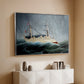 A Ship in the Storm, c. 1899 - Floater Framed Canvas Print