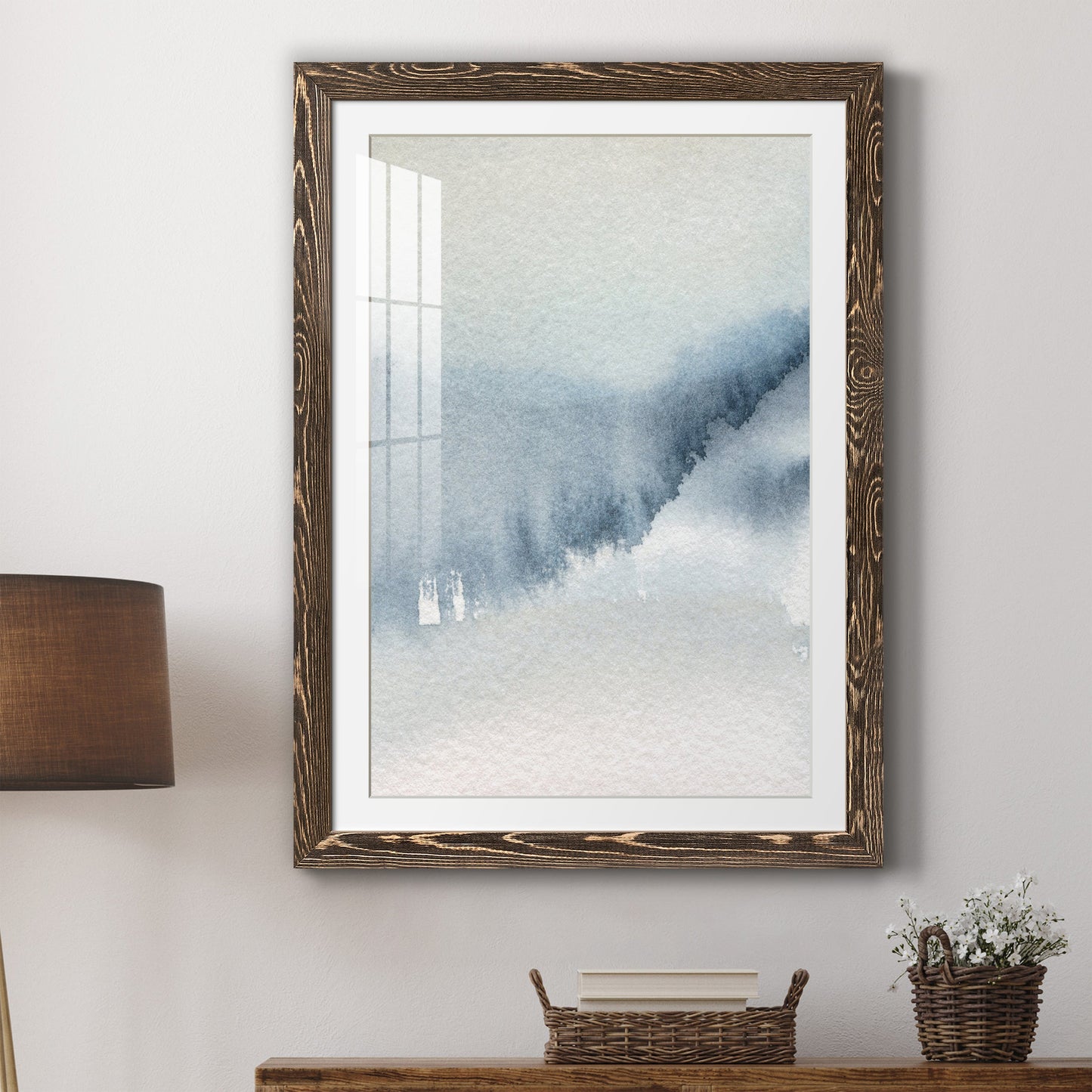 Summer Rain II - Premium Framed Print - Distressed Barnwood Frame - Ready to Hang