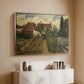 Garden of a Florist (The Flower Garden), 1864 - Floater Framed Canvas Print