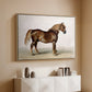 A Cart-Horse - Floater Framed Canvas Print