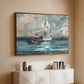 Sloop, Nassau, 1899 - Floater Framed Canvas Print