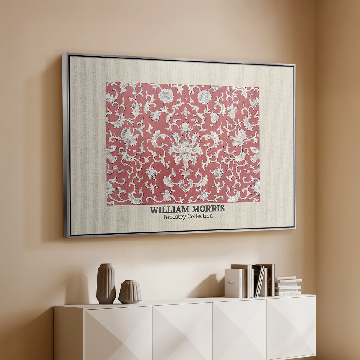 Examples of Chinese Ornament, Pl. XCV (Morris Inspired), 1867 - Floater Framed Canvas Print