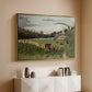The Chair Factory at Alfortville, 1897 - Floater Framed Canvas Print