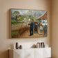 L. A. Ring Painting near Aasum Smithy, 1893 - Floater Framed Canvas Print