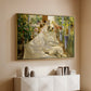 Sewing the Sail, 1896 - Floater Framed Canvas Print