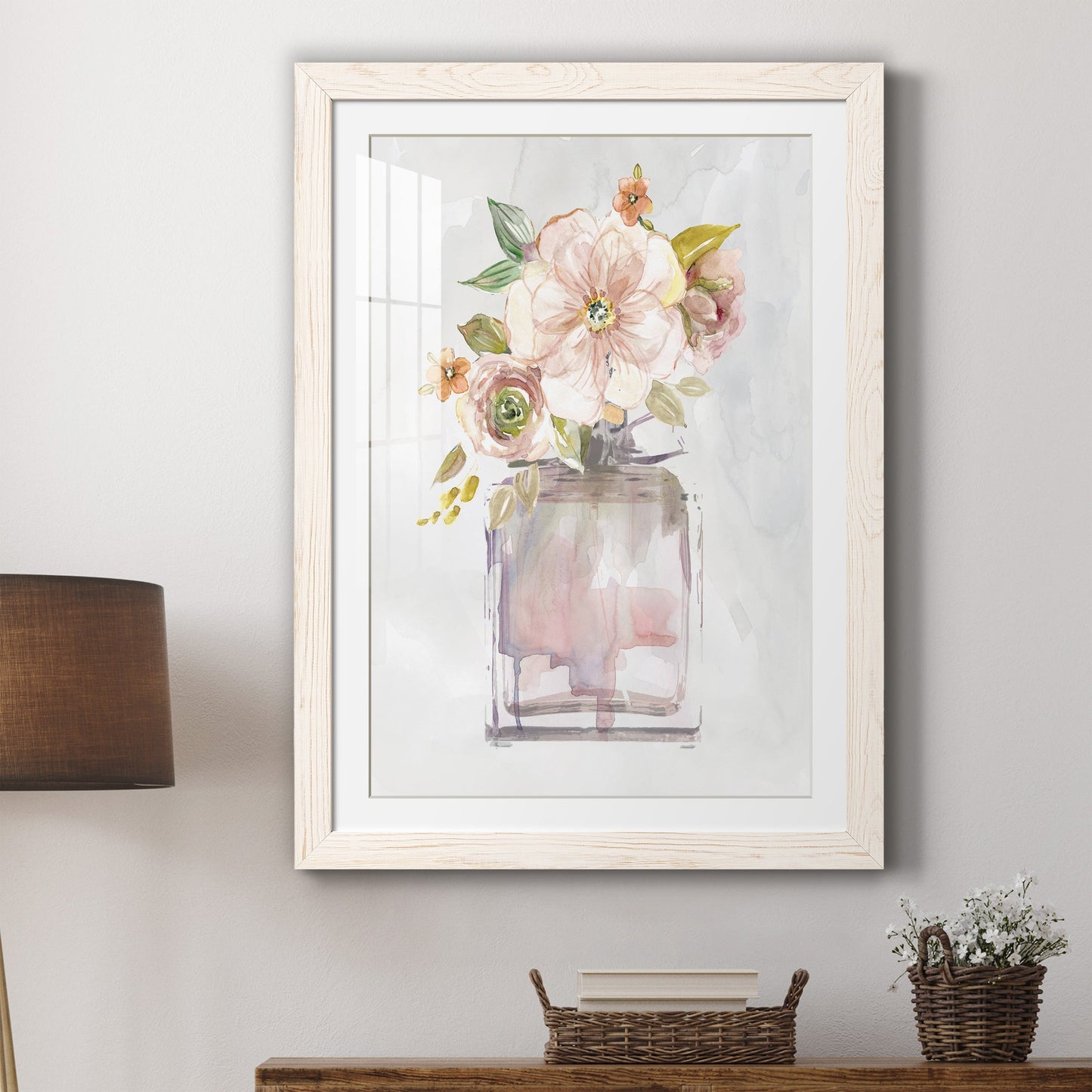 Mini Bouquet I - Premium Framed Print - Distressed Barnwood Frame - Ready to Hang