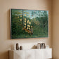 Fight Between a Tiger and a Buffalo, 1908 - Floater Framed Canvas Print