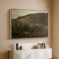 Landscape from Ebersteinburg in Baden, 1876 - Floater Framed Canvas Print