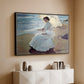 Clotilde on the Beach, 1904 - Floater Framed Canvas Print