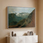 The Dachstein from the Plassen near Hallstatt, 1827 - Floater Framed Canvas Print