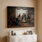 A Group of Danish Artists in Rome, 1837 - Floater Framed Canvas Print