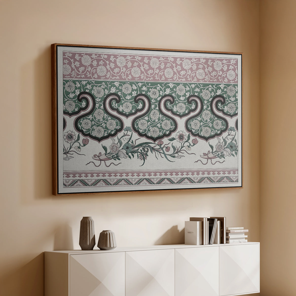 Examples of Chinese Ornament, Pl. LXXVI, 1867 - Floater Framed Canvas Print
