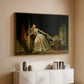 The Stolen Kiss (Le Baiser à la dérobée), c. 1788 - Floater Framed Canvas Print