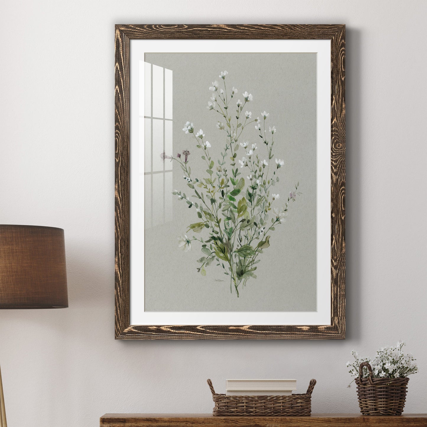 Bouquet of Grace I - Premium Framed Print - Distressed Barnwood Frame - Ready to Hang