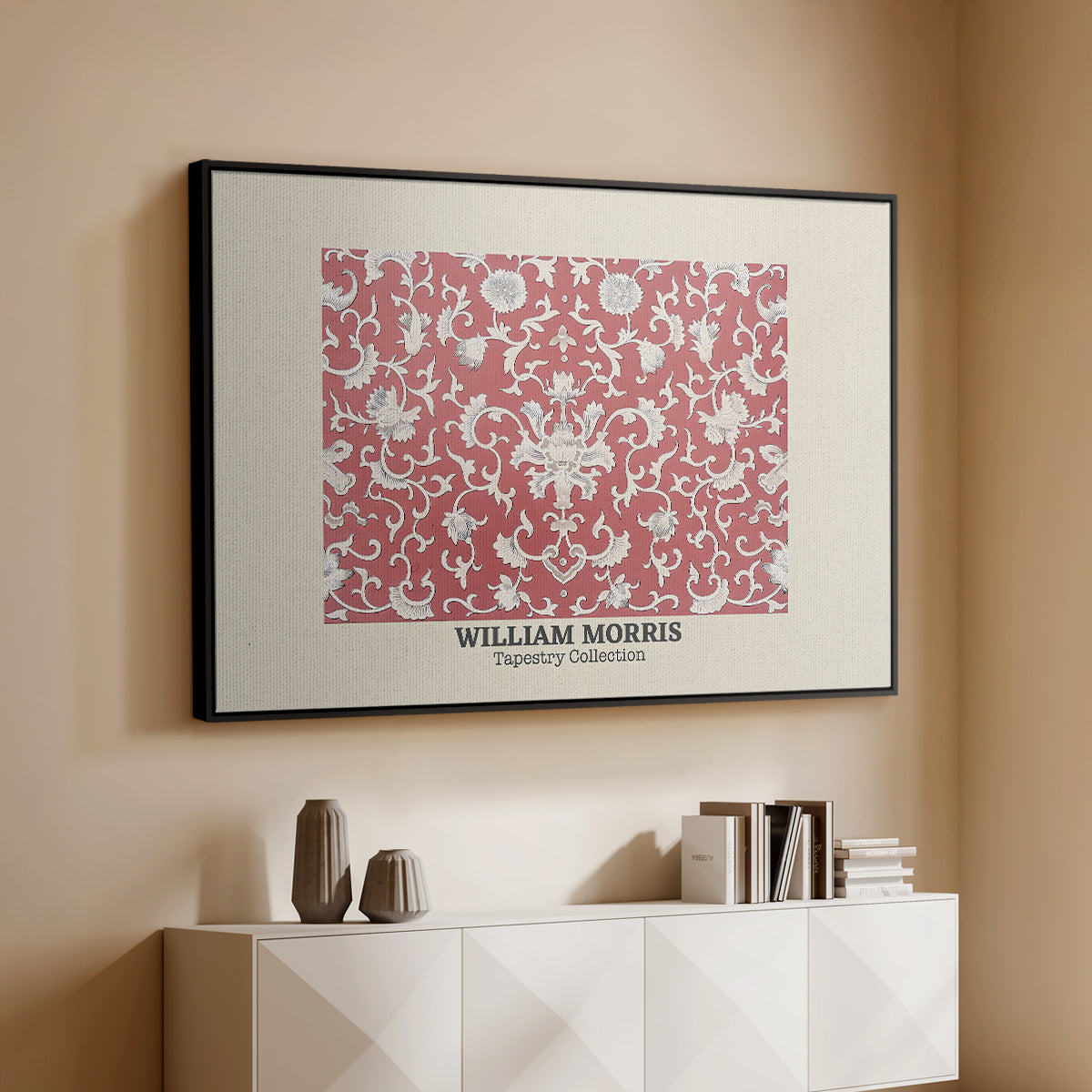 Examples of Chinese Ornament, Pl. XCV (Morris Inspired), 1867 - Floater Framed Canvas Print