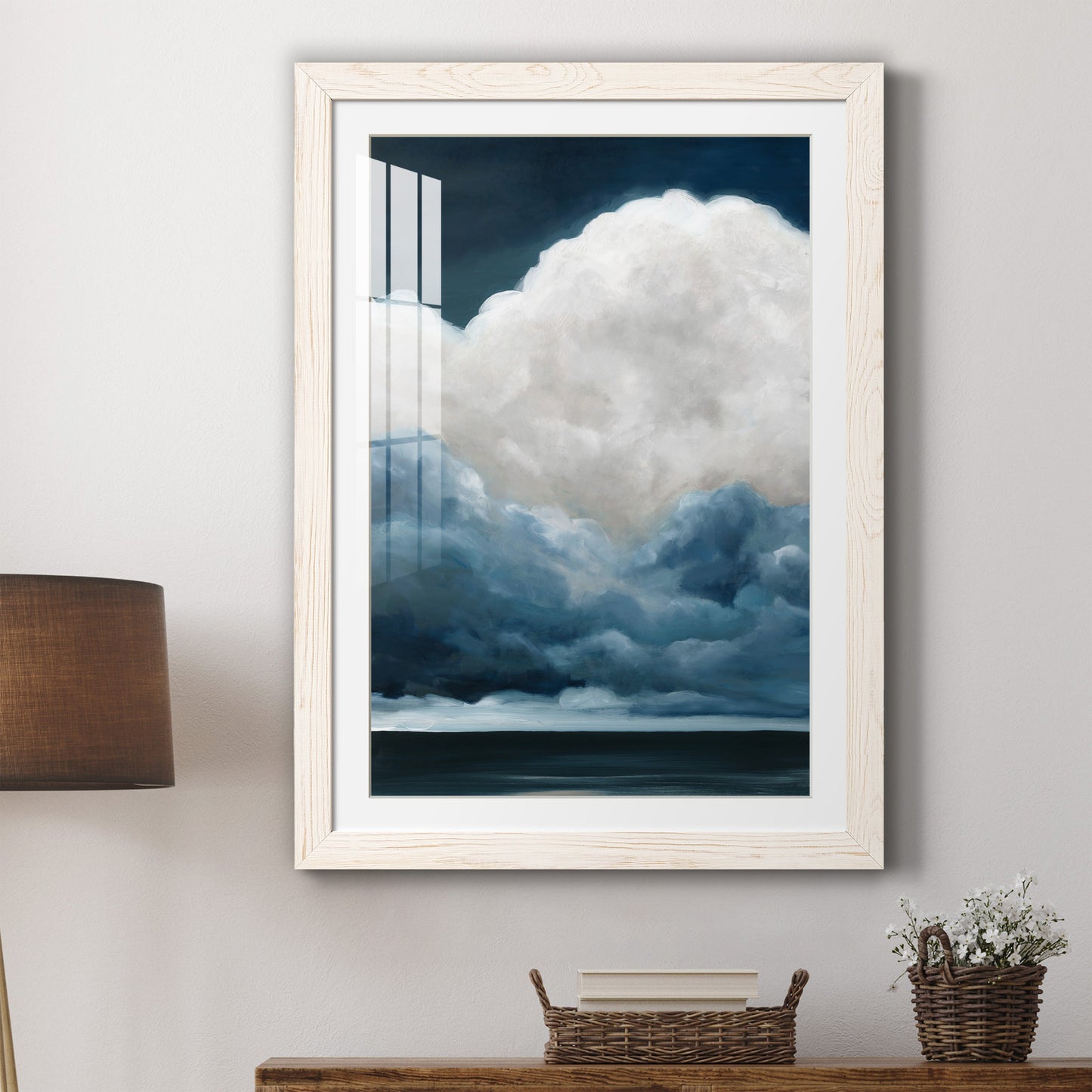 Nature's Drama II - Premium Framed Print - Distressed Barnwood Frame - Ready to Hang