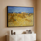 Wheat Field with Sheaves (Harvest in Provence), 1888 - Floater Framed Canvas Print