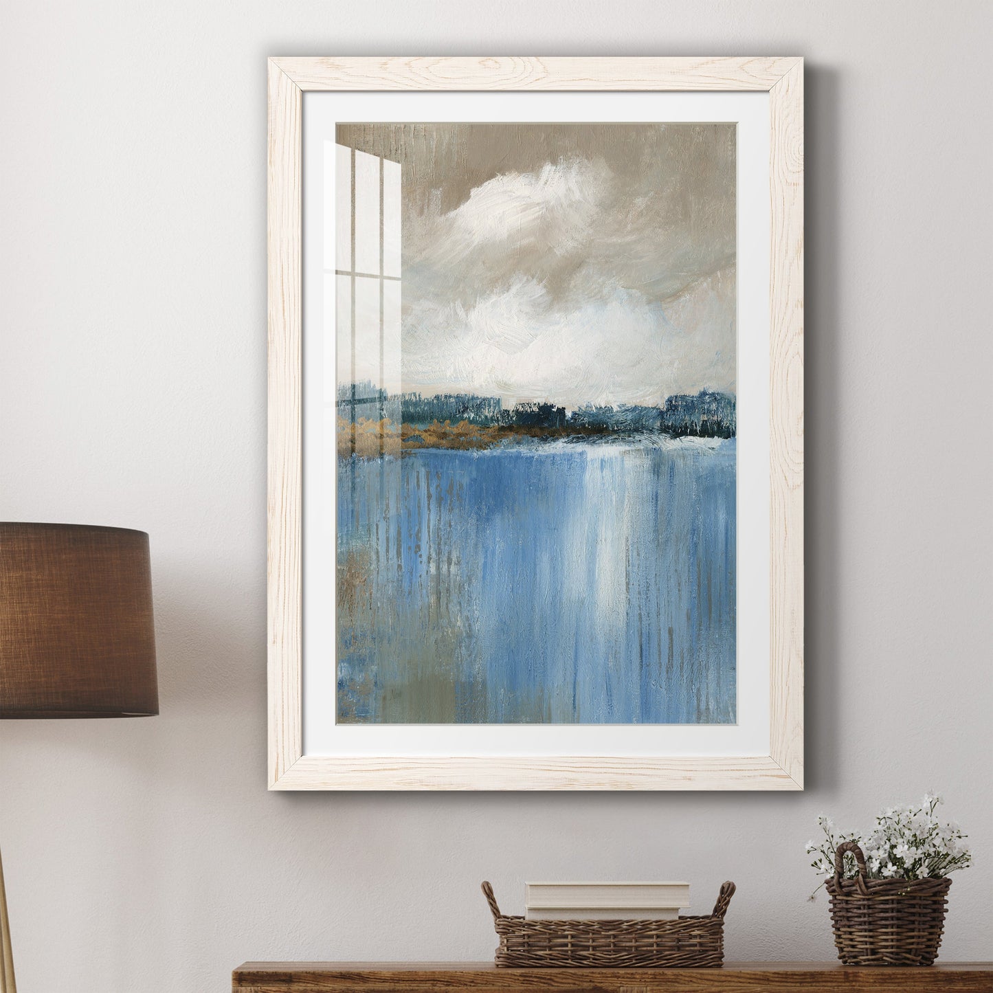 Wind and Water - Premium Framed Print - Distressed Barnwood Frame - Ready to Hang