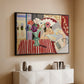 Woman with Anemones (Femme et anémones), c. 1920-1921 - Floater Framed Canvas Print