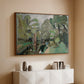 The Little Fisherman, Maintenon, 1918 - Floater Framed Canvas Print
