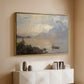 Traunsee, 1871 - Floater Framed Canvas Print