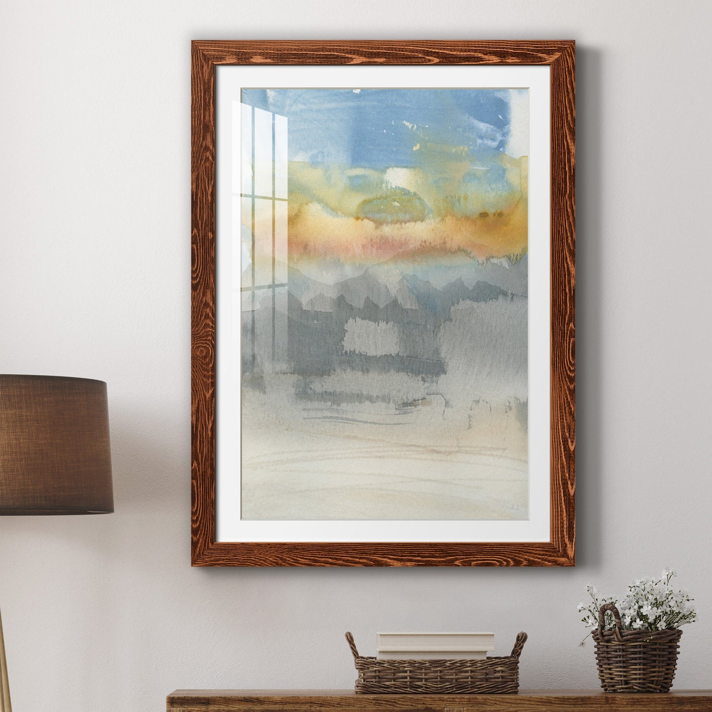 High Desert Sunset II - Premium Framed Print - Distressed Barnwood Frame - Ready to Hang