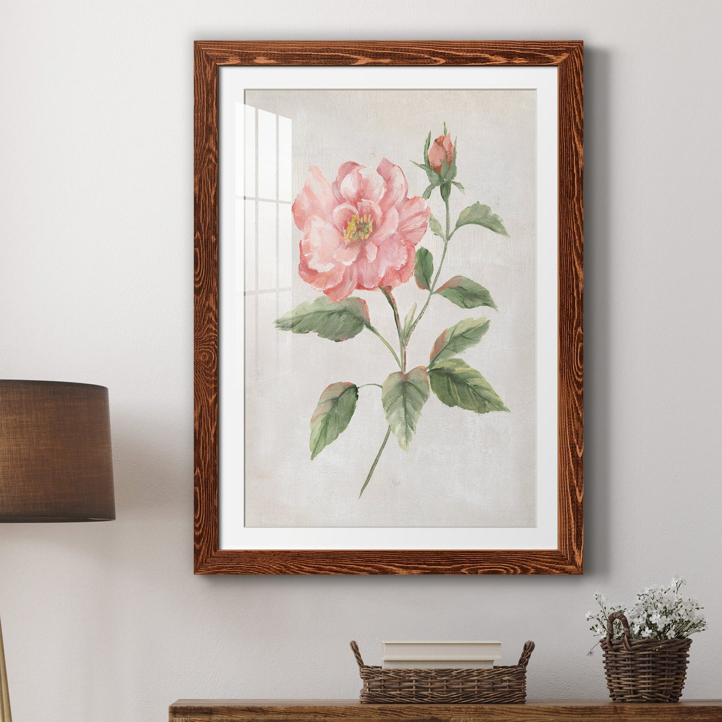 Grandiflora II - Premium Framed Print - Distressed Barnwood Frame - Ready to Hang