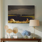 Canvas art print featuring a luminist landscape emphasizing tension, displayed above a styled console table