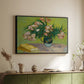 Vase with Oleanders and Books, 1888 - Floater Framed Canvas Print