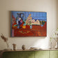 Still Life with a Pewter Jug and Pink Statuette, 1910 - Floater Framed Canvas Print