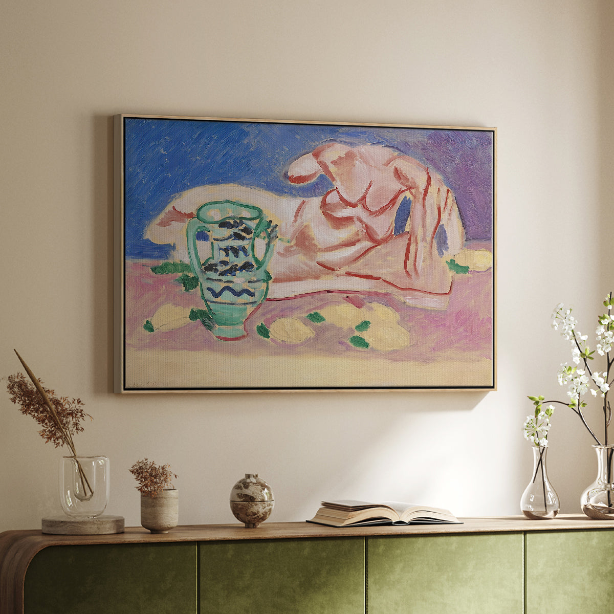 Ilyssus from the Parthenon, 1908 - Floater Framed Canvas Print