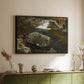 By the Mill Pond (En Mølledam), 1850 - Floater Framed Canvas Print