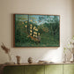 Fight Between a Tiger and a Buffalo, 1908 - Floater Framed Canvas Print
