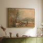 Lulworth Castle, Dorset, c. 1820 - Floater Framed Canvas Print
