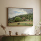 Farm with Grazing Cows (Bondegård med beitende kuer), 1892 - Floater Framed Canvas Print