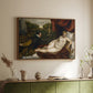 Venus with an Organist and a Dog, c. 1550 - Floater Framed Canvas Print