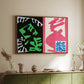 Composition, Black and Red, from Jazz, 1947 - Floater Framed Canvas Print