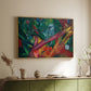 The Monkey, 1912 - Floater Framed Canvas Print