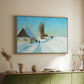 Shoveling Snow on a Beautiful Winter Day, c. 1898 - Floater Framed Canvas Print