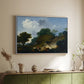 Landscape with Shepherds and Flock of Sheep, c. 1763-1765 - Floater Framed Canvas Print