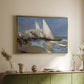 The Beach at Valencia, 1908 - Floater Framed Canvas Print