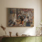 Roman Pilgrims, 1854 - Floater Framed Canvas Print