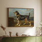 A Terrier in a Landscape, c. 1811 - Floater Framed Canvas Print