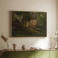 German Farm, 1859 - Floater Framed Canvas Print
