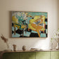 Seated Woman with Flower, 1942 - Floater Framed Canvas Print