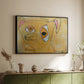 Cubist Dog with Stars (Student Art) - Floater Framed Canvas Print