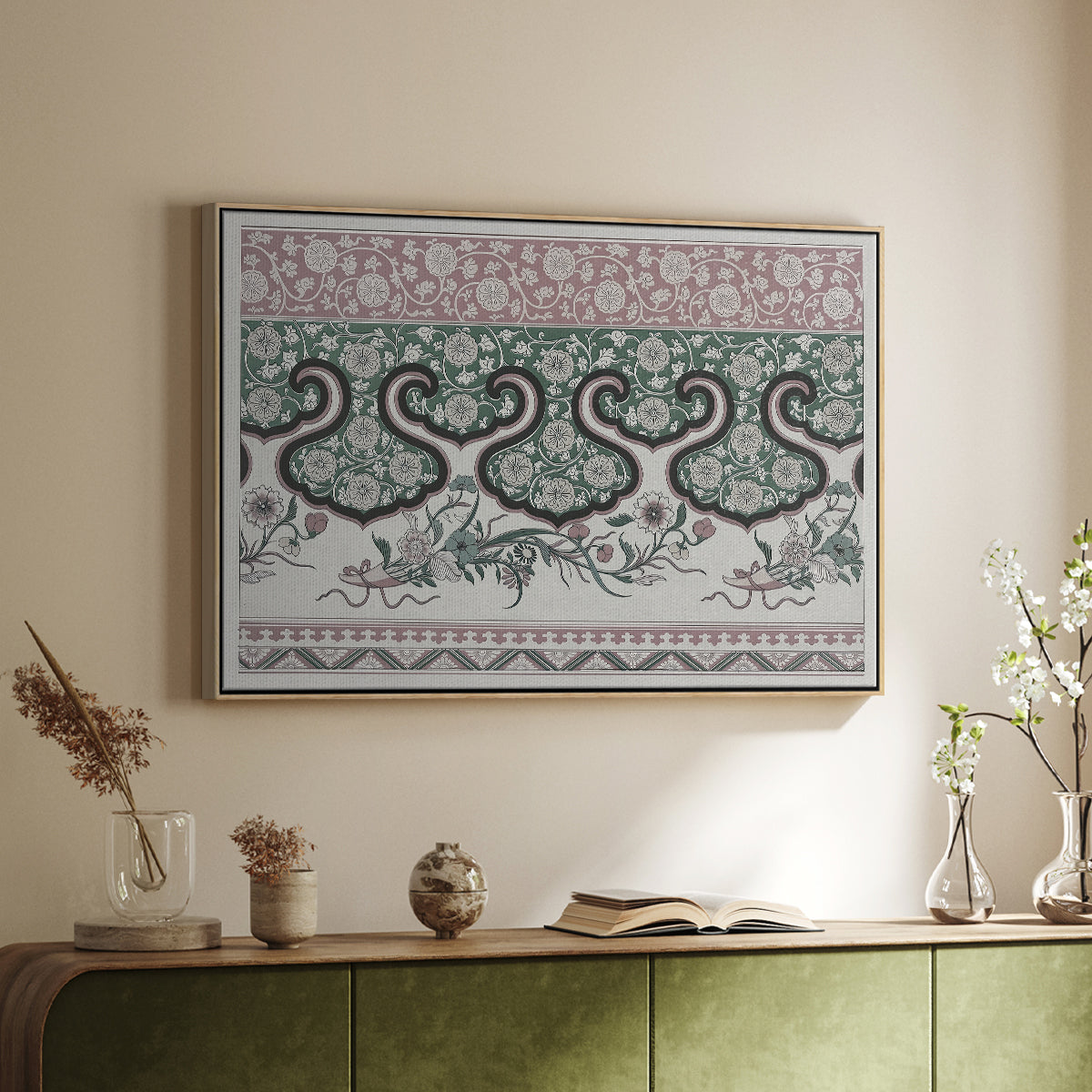 Examples of Chinese Ornament, Pl. LXXVI, 1867 - Floater Framed Canvas Print