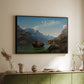 Bridal Procession on the Hardangerfjord, 1848 - Floater Framed Canvas Print