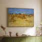 Wheat Field with Sheaves (Harvest in Provence), 1888 - Floater Framed Canvas Print