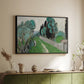 Landscape with Cypresses and Olive Trees near Nice, c. 1918 - Floater Framed Canvas Print